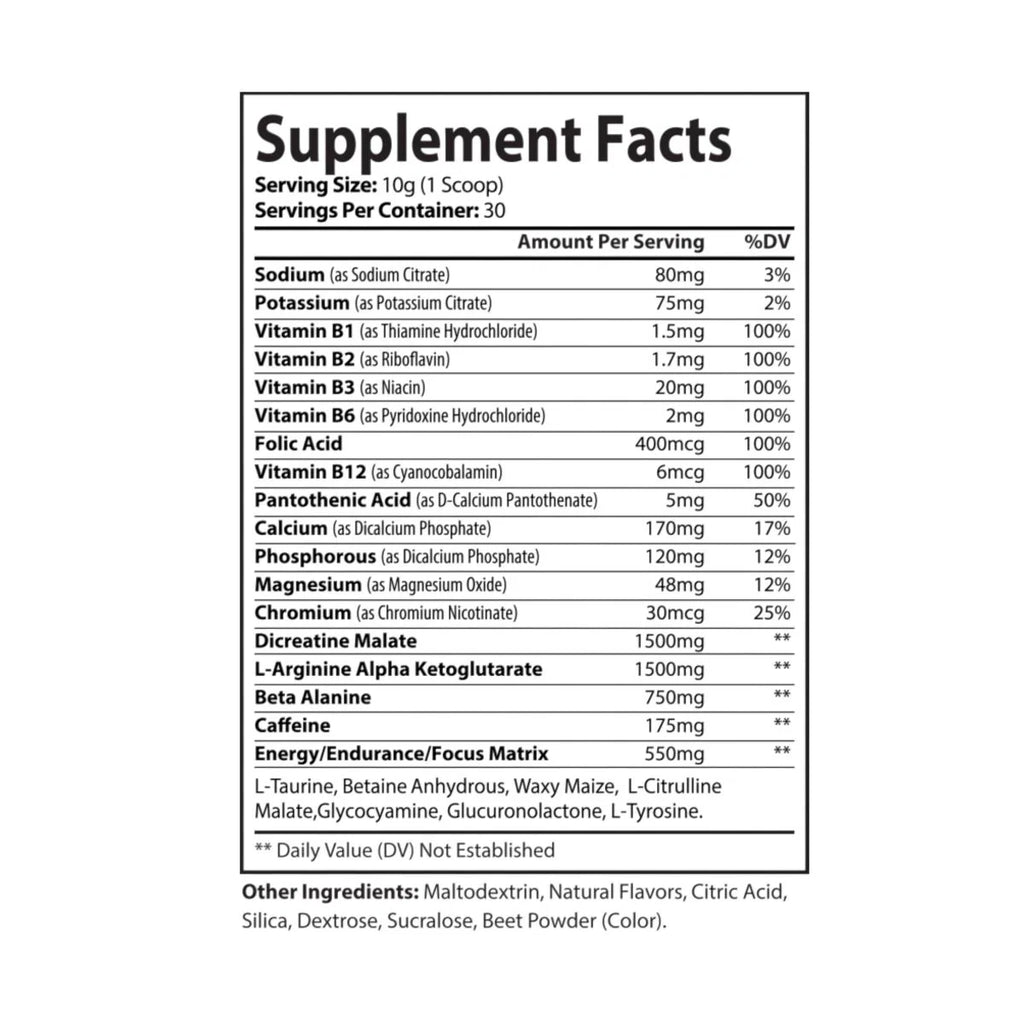 Fruit Punch Preworkout